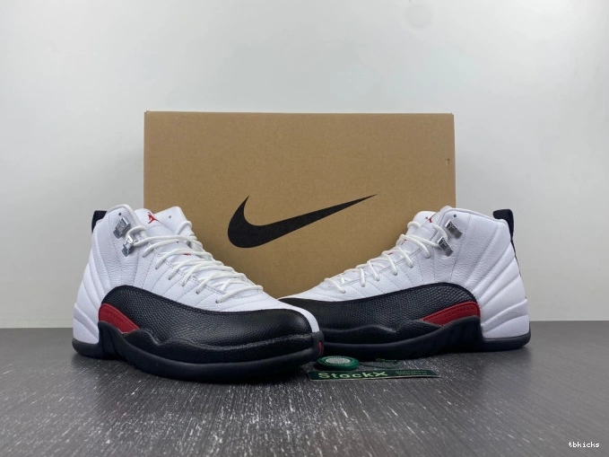 Cheap TBK Air CT8013-162 Jordan 12 Red Taxi 0701